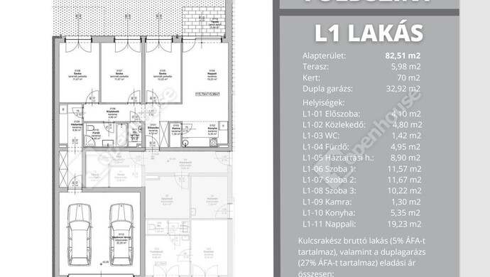 3. kép | Eladó Társasházi lakás, Szeged (#182243)