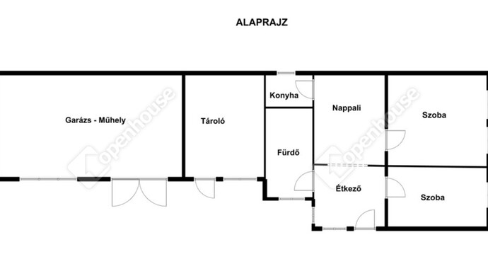 0. kép | Alaprajz | Eladó Családi ház, Rábapatona (#179107)