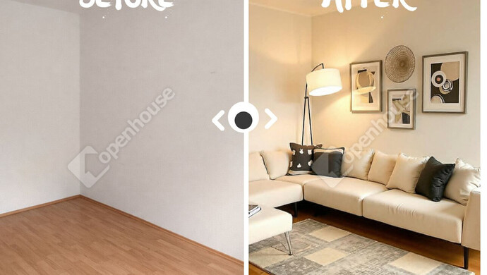 4. kép | Nappali látványtervezet | Eladó Társasházi lakás, Szeged (#180855)