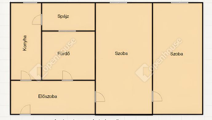 0. kép | Alaprajz | Kiadó Társasházi lakás, Tatabánya (#172608)