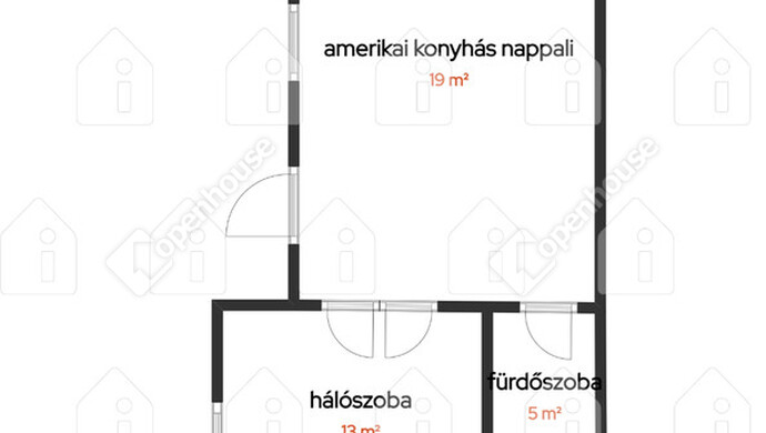 2. kép | alaprajz | Eladó Családi ház, Erdőhorváti (#182490)
