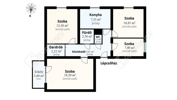 2. kép | Eladó Társasházi lakás, Miskolc (#178859)