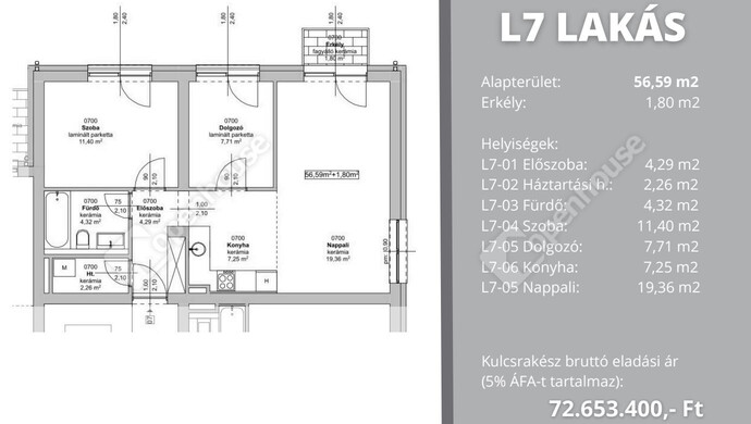 3. kép | Eladó Társasházi lakás, Szeged (#182244)