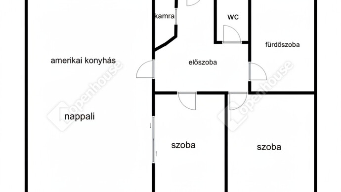 0. kép | Alaprajz | Eladó Társasházi lakás, Szeged (#181484)