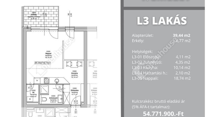 3. kép | Eladó Társasházi lakás, Szeged (#182245)