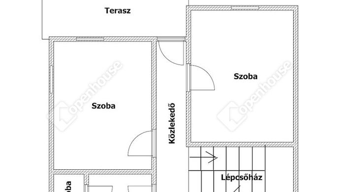1. kép | emeleti alaprajz | Eladó Családi ház, Cserkeszőlő (#173089)